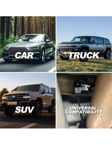 Kit Soporte Escape Universal Joytrace 4 Piezas Acero 10"