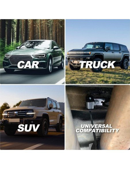 Kit Soporte Escape Universal Joytrace 4 Piezas Acero 10"