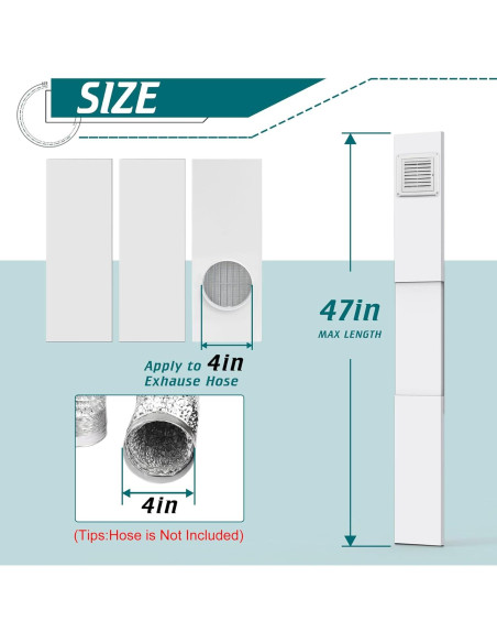 Kit de Ventilación para Secadora Daisypower 4" Ajustable