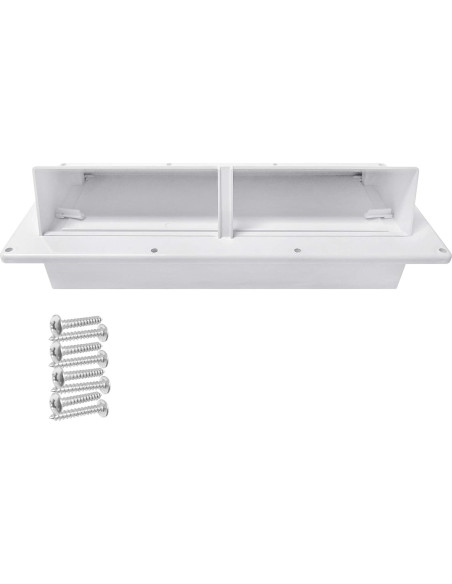 Cubierta de Ventilación de Escape Camp'N RV Blanca 30.48x14cm