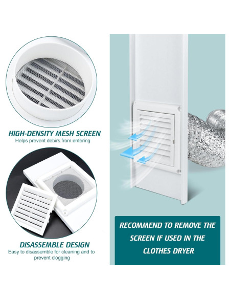 Kit de Ventilación para Secadora Daisypower 4" Ajustable