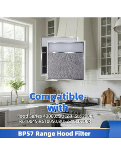 Filtro de Campana BP57 QKWL 28.9 x 29.8 cm Aluminio 2