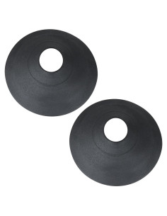 Collar de Lluvia KAZFFD 14136 para Tuberías 3-7.6 cm Negro