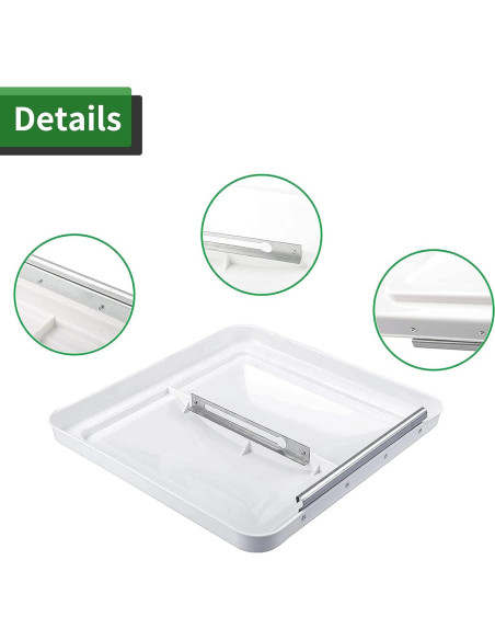 Cubierta de Ventilación de Techo RVGUARD 37.5 cm Blanca - Paquete de 2