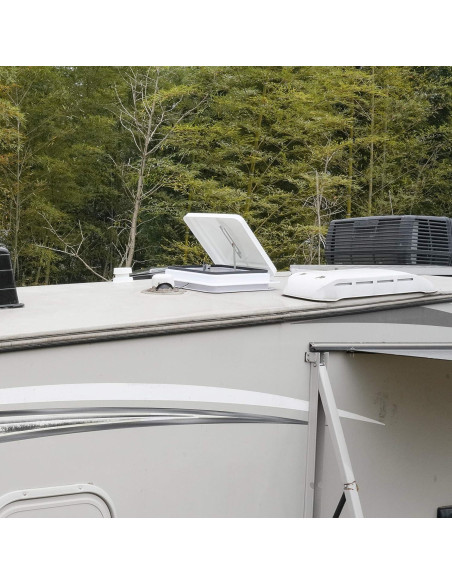 Cubierta de Ventilación de Techo RVGUARD 37.5 cm Blanca - Paquete de 2