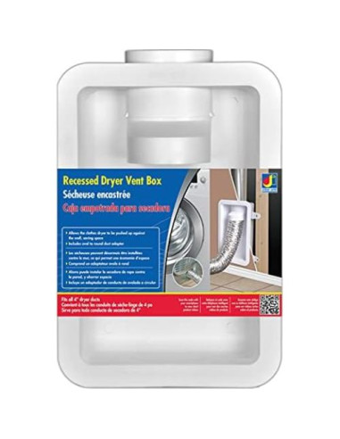 Caja de Ventilación Recesada Dundas Jafine DRB4XZW 10.16 cm Blanca