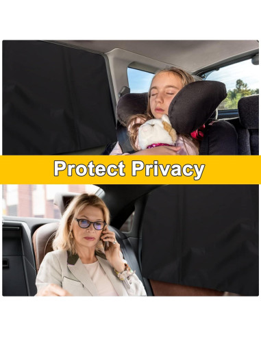 Sombrillas para Ventanas de Auto Lechin - 2 Piezas - 80x50 cm