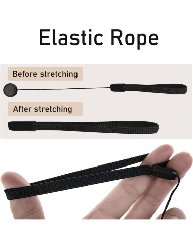 6 Sujeciones de Tapa de Lente QQM para Cámaras DSLR y Sin Espejo