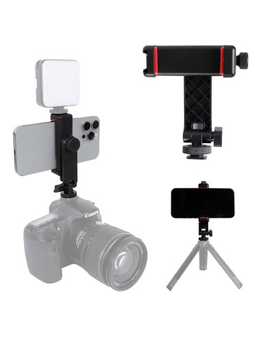 Adaptador de Montaje para Trípode de Teléfono Shenzhen R6-Rojo