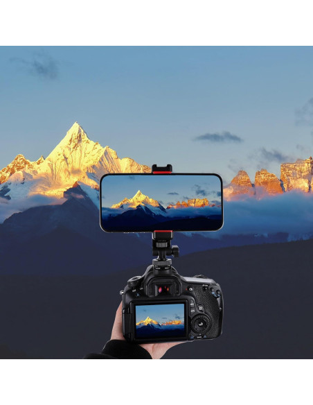 Adaptador de Montaje para Trípode de Teléfono Shenzhen R6-Rojo