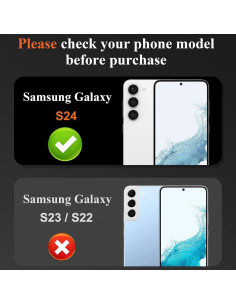 Protector de Lente de Cámara DEERLAMN para Samsung Galaxy S24 2