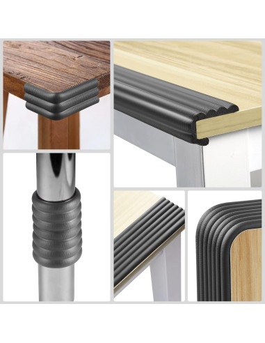 Protector de Esquinas y Bordes Dovesail 5m Negro NBR