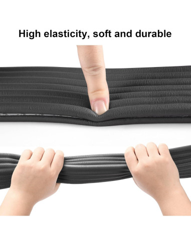 Protector de Esquinas y Bordes Dovesail 5m Negro NBR