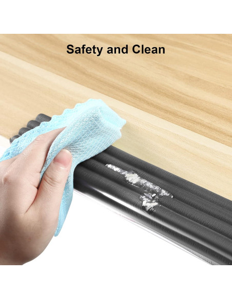 Protector de Esquinas y Bordes Dovesail 5m Negro NBR