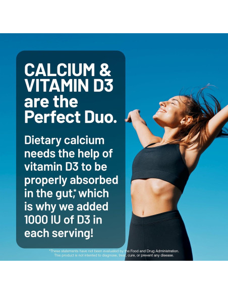 NatureWise Calcio 1250mg + Vitamina D3 1000UI - 60 Gelatinas