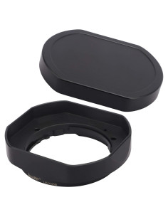 Capucha de Lente Cuadrada Haoge LH-X35B para Fujifilm 35mm y 23mm