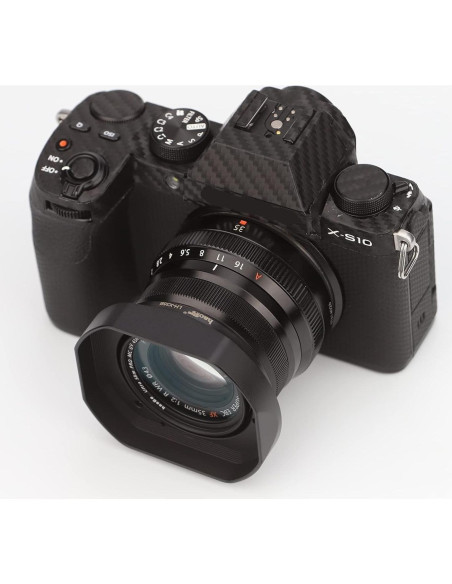 Capucha de Lente Cuadrada Haoge LH-X35B para Fujifilm 35mm y 23mm