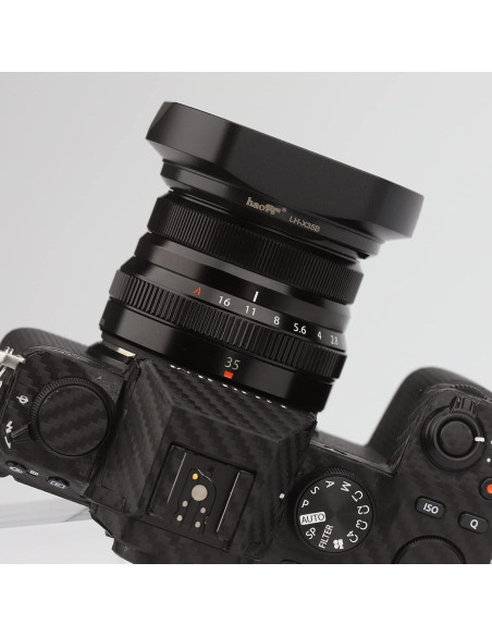 Capucha de Lente Cuadrada Haoge LH-X35B para Fujifilm 35mm y 23mm