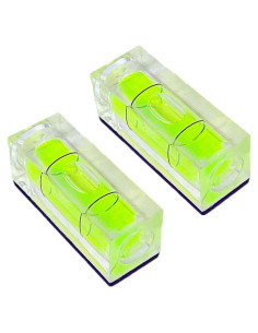 Nivel de Burbuja Magnético ZUJHPYMI 2 Pcs 15x15x40mm
