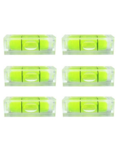 Nivel de Burbuja Cuadrado SIZIKJXGHWYI 6 Piezas 10x10x29mm