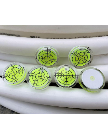 3 Piezas Nivel de Burbuja Circular LAIESYA 32x7mm para Medición