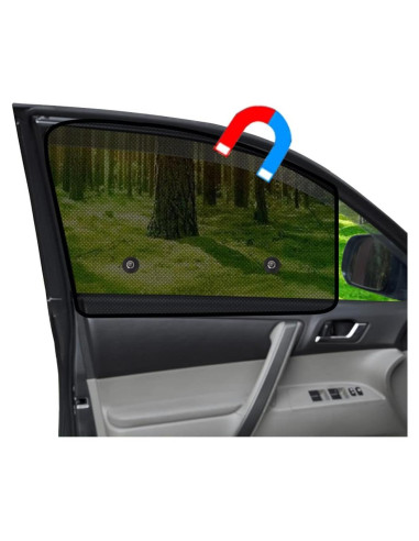 Sombrillas Magnéticas para Ventanas de Auto Ovege 2 Pcs UV