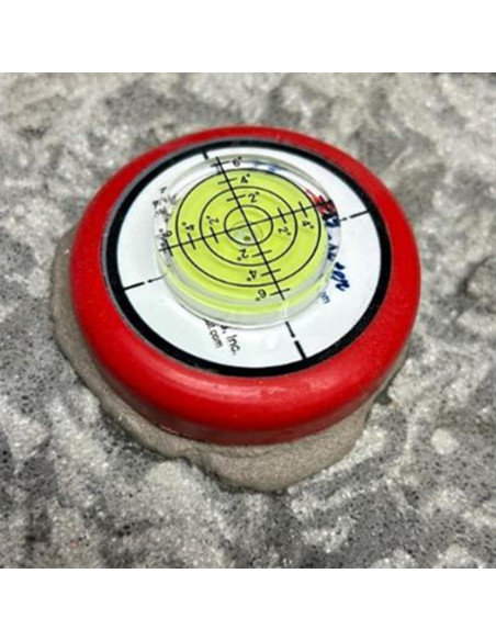 3 Piezas Nivel de Burbuja Circular LAIESYA 32x7mm para Medición