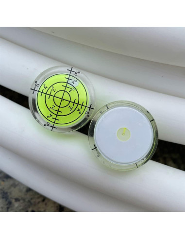 3 Piezas Nivel de Burbuja Circular LAIESYA 32x7mm para Medición