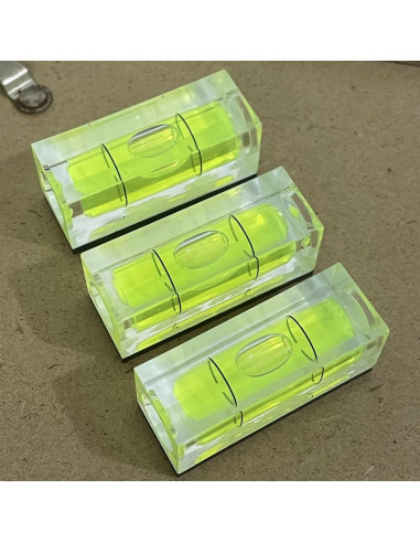 Juego de 3 Niveles de Burbuja Magnéticos LAIESYA 15x15x40mm