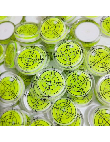 Juego de 6 Niveles de Burbuja Circulares SIZIKJXGHWYI 32mm