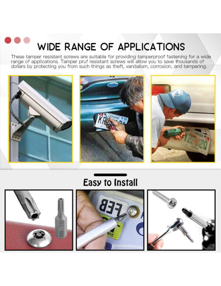 Kit de Tornillos de Cabeza Redonda Torx Hilitchi 210 Pcs