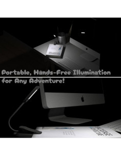 Lámpara de Lectura Recargable MAPTAY MP-360 con 12 LEDs 2