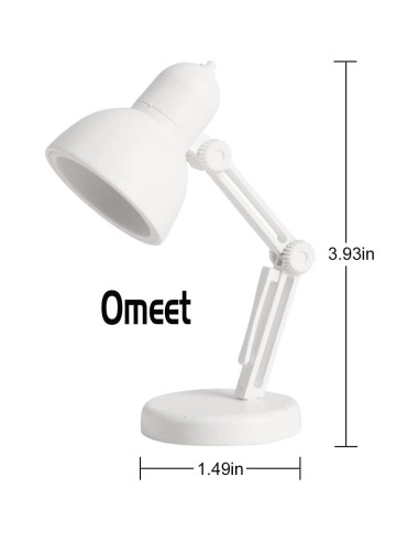 2 Lámparas de Mesa LED Plegables Omeet para Lectura Nocturna