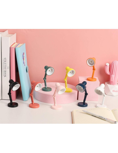 2 Lámparas de Mesa LED Plegables Omeet para Lectura Nocturna