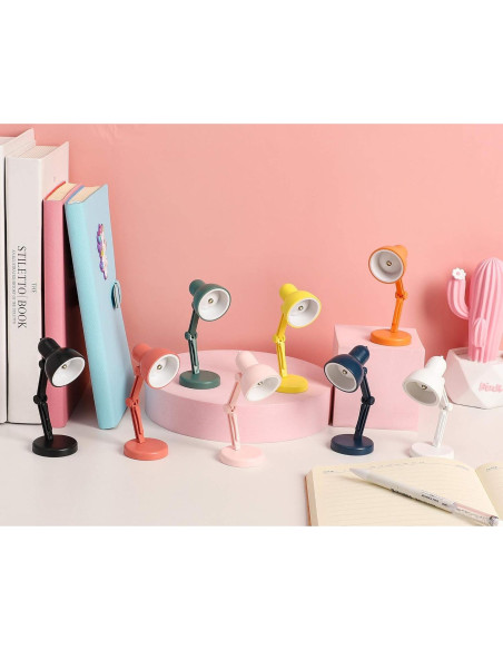 2 Lámparas de Mesa LED Plegables Omeet para Lectura Nocturna