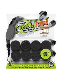 Almohadillas Antideslizantes Slipstick GorillaPads 2.54 cm - Juego de 16