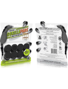 Almohadillas Antideslizantes Slipstick GorillaPads 2.54 cm - Juego de 16 2