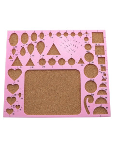 Conjunto de Plantillas de Quilling JCBIZ Rosa 180x210mm
