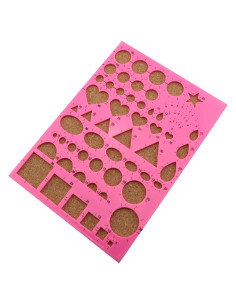 Plantilla de Papel Quilling JCBIZ Rosa 21x15cm Herramienta DIY