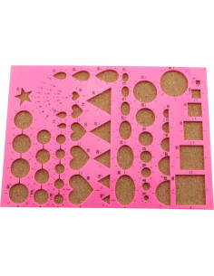 Plantilla de Papel Quilling JCBIZ Rosa 21x15cm Herramienta DIY 2