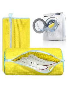 Bolsa de Lavado de Zapatos Daszerx - Juego de 2 Piezas Amarillo