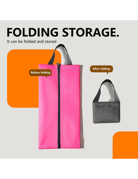 Bolsa de Zapatos de Viaje Impermeable 4 Piezas Nailon