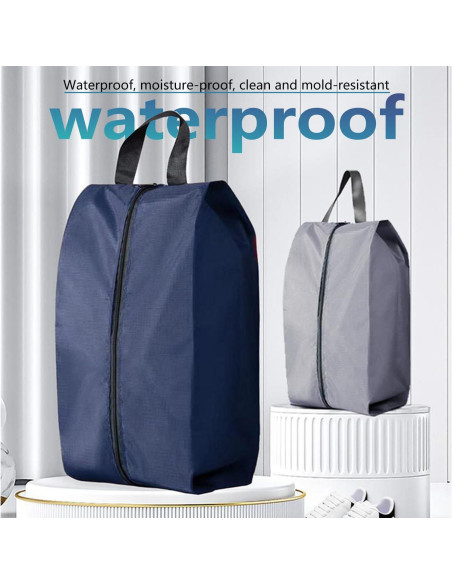 Bolsa de Zapatos de Viaje Impermeable 4 Piezas Nailon