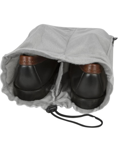 Juego de 2 Bolsas para Zapatos Travelon Gris - Forro Polar