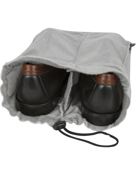 Juego de 2 Bolsas para Zapatos Travelon Gris - Forro Polar