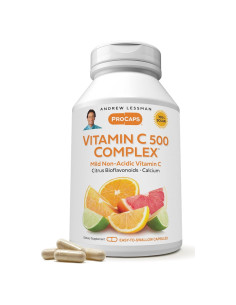 ANDREW LESSMAN Complejo de Vitamina C 500 - 60 Cápsulas No Ácidas