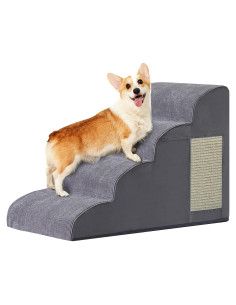 Escalera para Perros Pequeños Ahpmeoa 4 Pasos Antideslizante 50 cm