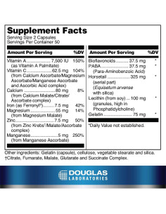 Douglas Laboratories Suplemento Cabello, Piel y Uñas 100 Cápsulas 2