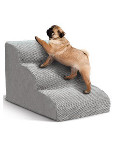 Escalera para Perros Pequeños Heeyoo 3 Niveles Antideslizante