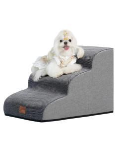 Escalera para Perros GoGoBunny 3 Pasos Gris 39.9 cm Antideslizante